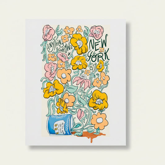 Womenmart Anything Grows in NYC Print
