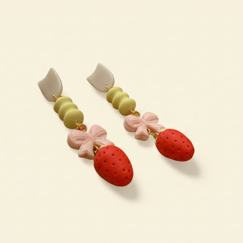Womenmart Strawberry Coquette Earrings view 2