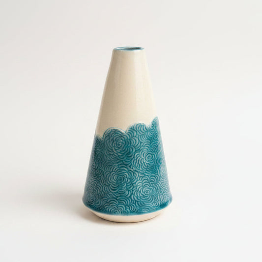 Womenmart Scalloped Bud Vase