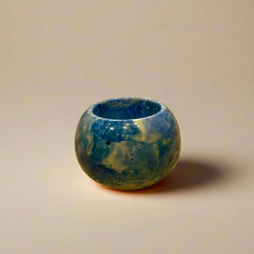 Womenmart Resin Globe Catch All Blue view 4