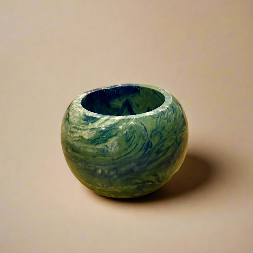 Womenmart Resin Globe Catch All Blue view 5