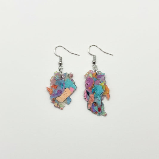 Womenmart Artistic Artifact Earrings Collage