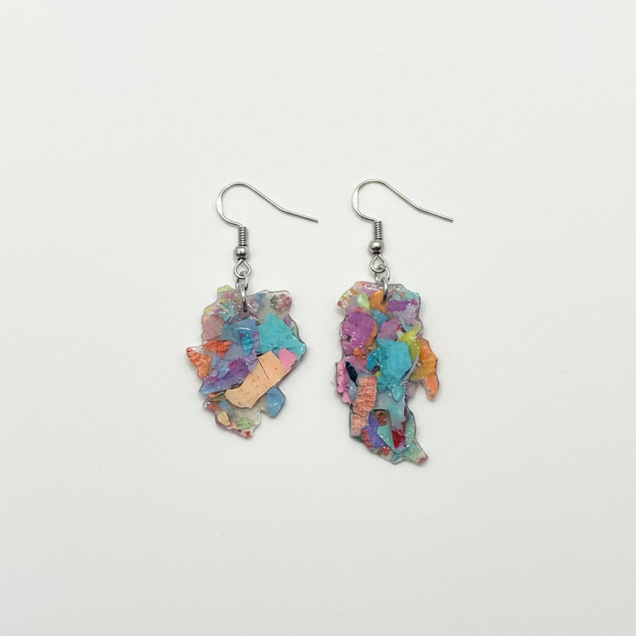 Womenmart Artistic Artifact Earrings Collage