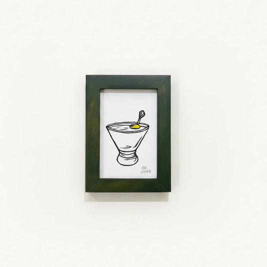 Womenmart Framed Mini Block Print Dirty Martini