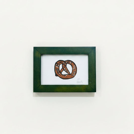 Womenmart Framed Mini Block Print Pretzel
