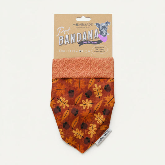 Womenmart Upcycled Dog Bandana Fall Foliage