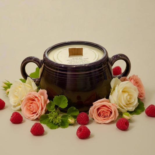 Womenmart Black Violet Saffron Candle