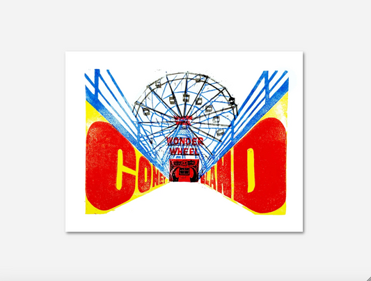 Womenmart Coney Island Print