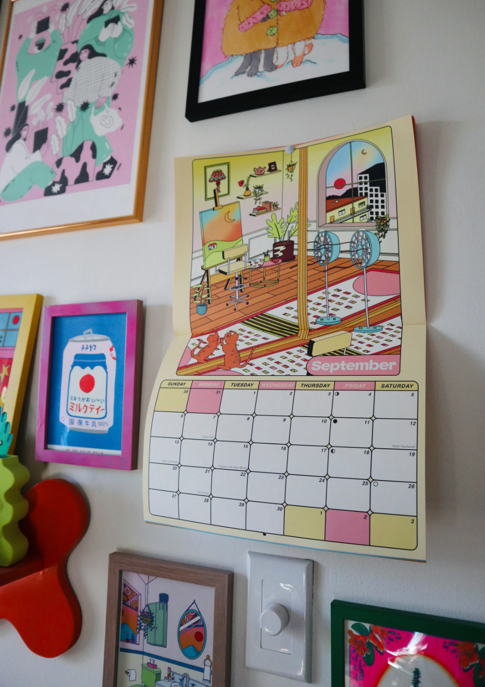 Womenmart 2026 Wall Calendar view 3