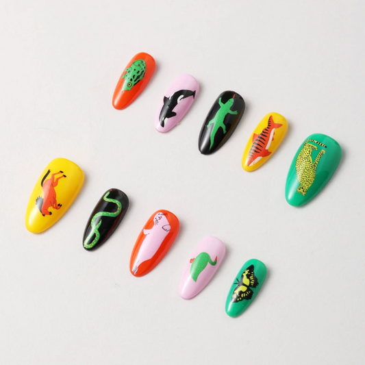 Womenmart Animal Planet Press On Nail Kit