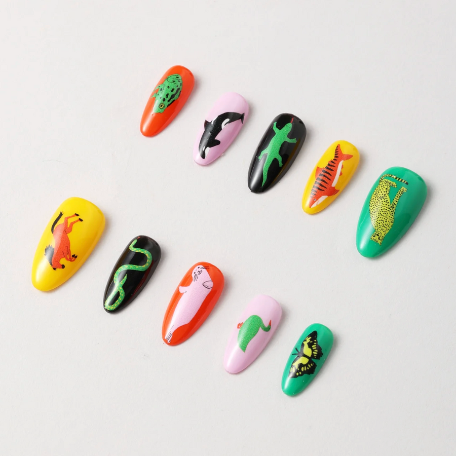 Womenmart Animal Planet Press On Nail Kit