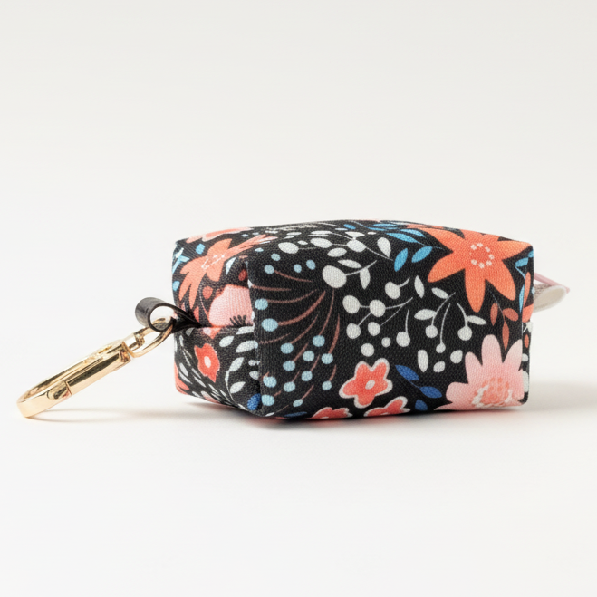 Womenmart Dog Waste Bag Dispenser Pink Flowers