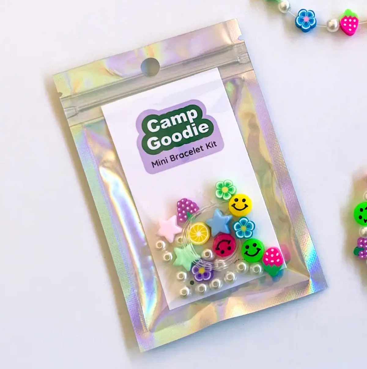 Womenmart Happy Face Pearl DIY Mini Bracelet Kit