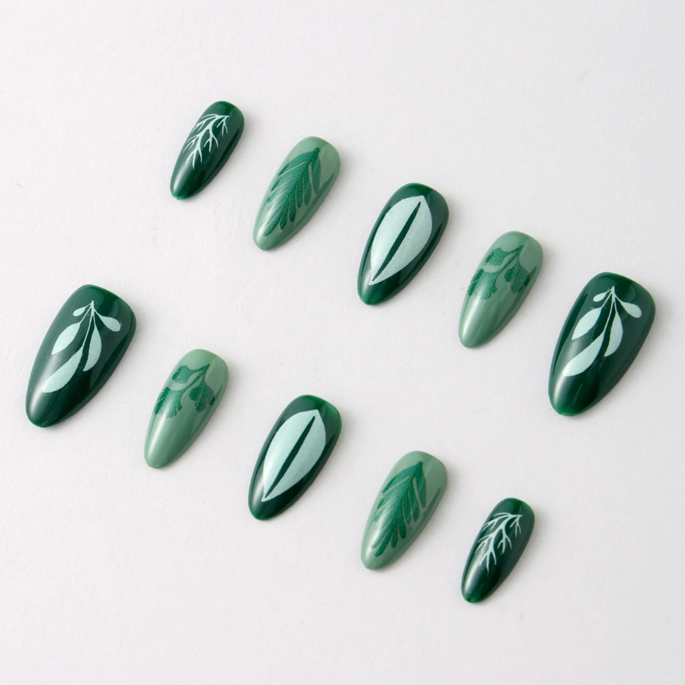 Womenmart Happy Herbs Press On Nail Kit