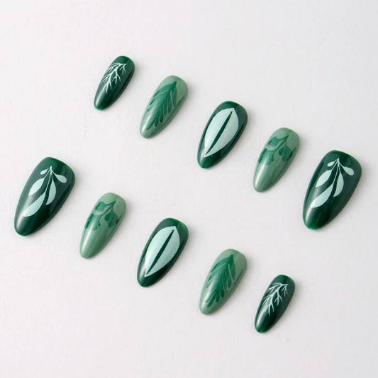 Womenmart Happy Herbs Press On Nail Kit