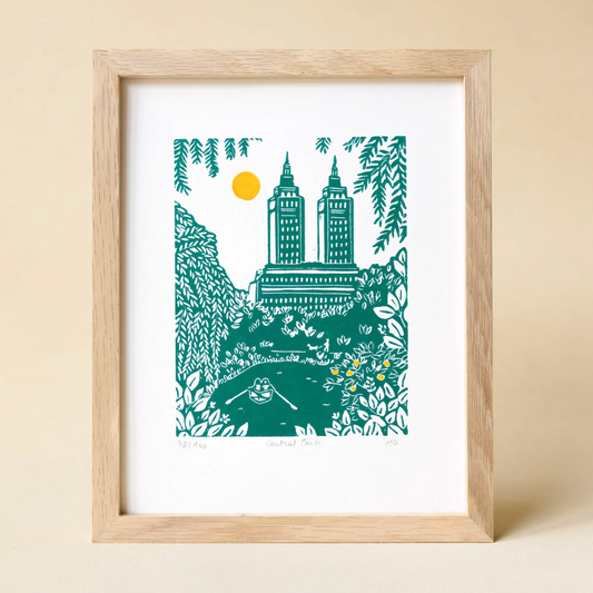 Womenmart Central Park Linocut Print