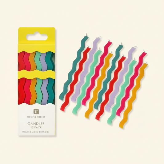 Womenmart Wavy Celebration Candle Pack