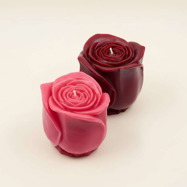 Womenmart Beeswax Rose Candle