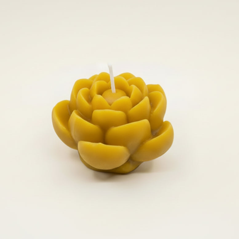 Womenmart Beeswax Lotus Flower Candle