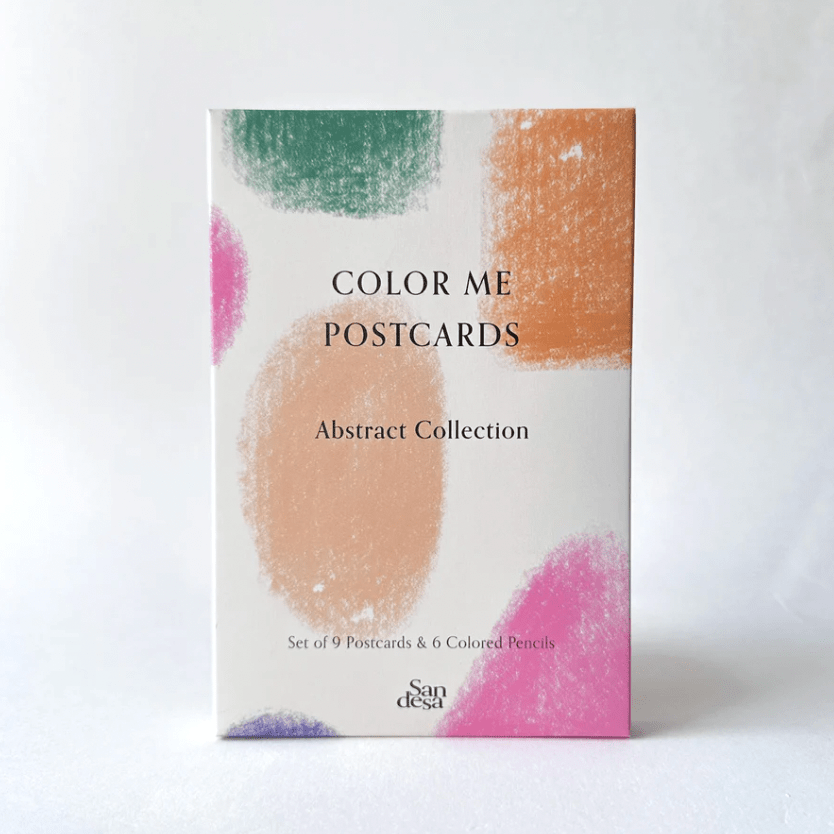 Womenmart Abstract Color Me Postcards