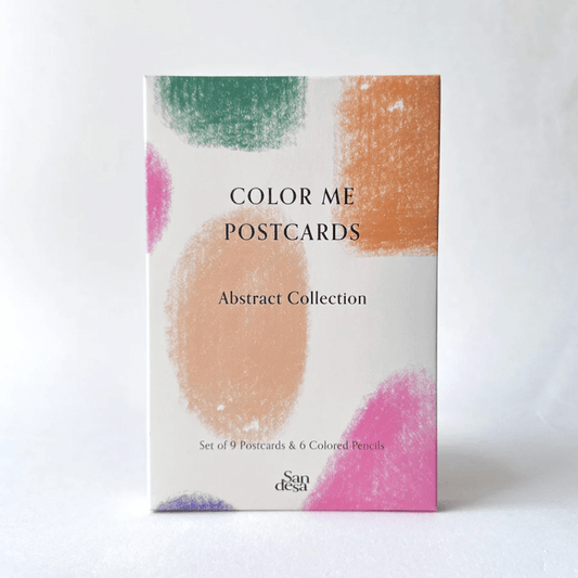 Womenmart Abstract Color Me Postcards