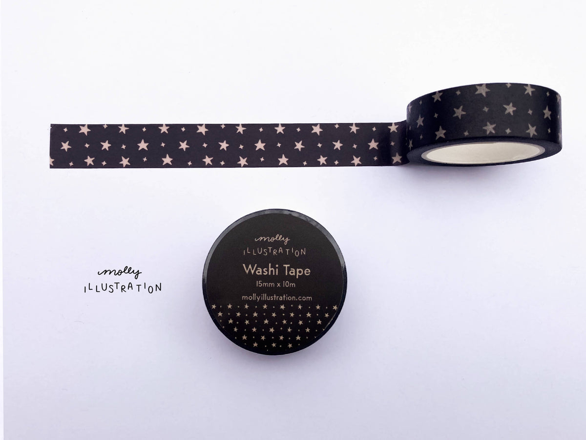 Womenmart Neutral Stars Decorative Washi Tape view 4