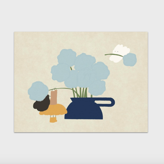 Womenmart Arranging Flowers Print