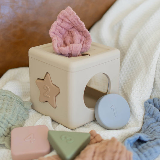 Womenmart Silicone Shape Sorter Toy