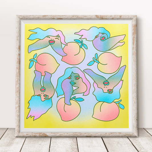 Womenmart Baubo's Peaches Print
