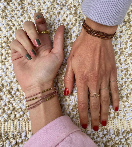 Womenmart Beaded Silk Wrap Bracelet