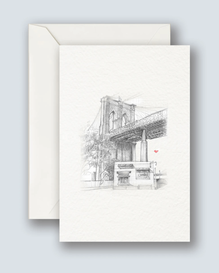 Womenmart Brooklyn Bridge Postcard