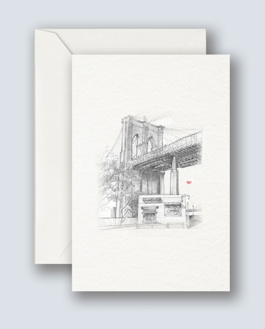 Womenmart Brooklyn Bridge Postcard