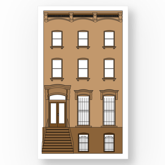 Womenmart Brownstone Sticker
