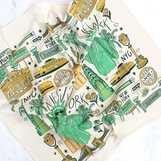 Womenmart NYC Greatest Hits Tea Towel