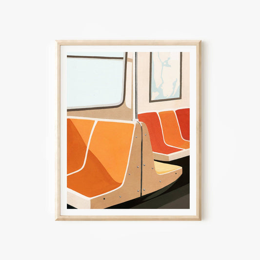 Womenmart NYC Subway Print