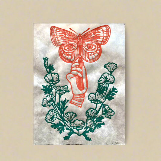 Womenmart California Poppies Print