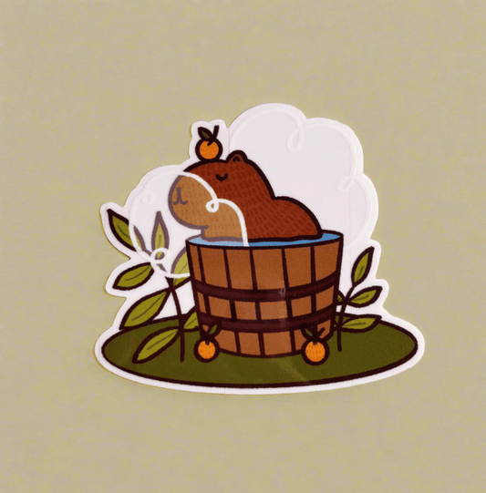 Womenmart Capybara Bath Sticker