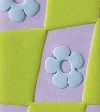 Womenmart Checker Flower Hair Clip view 4