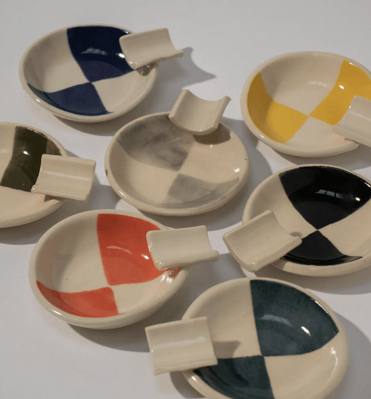 Womenmart Checkerboard Ashtray