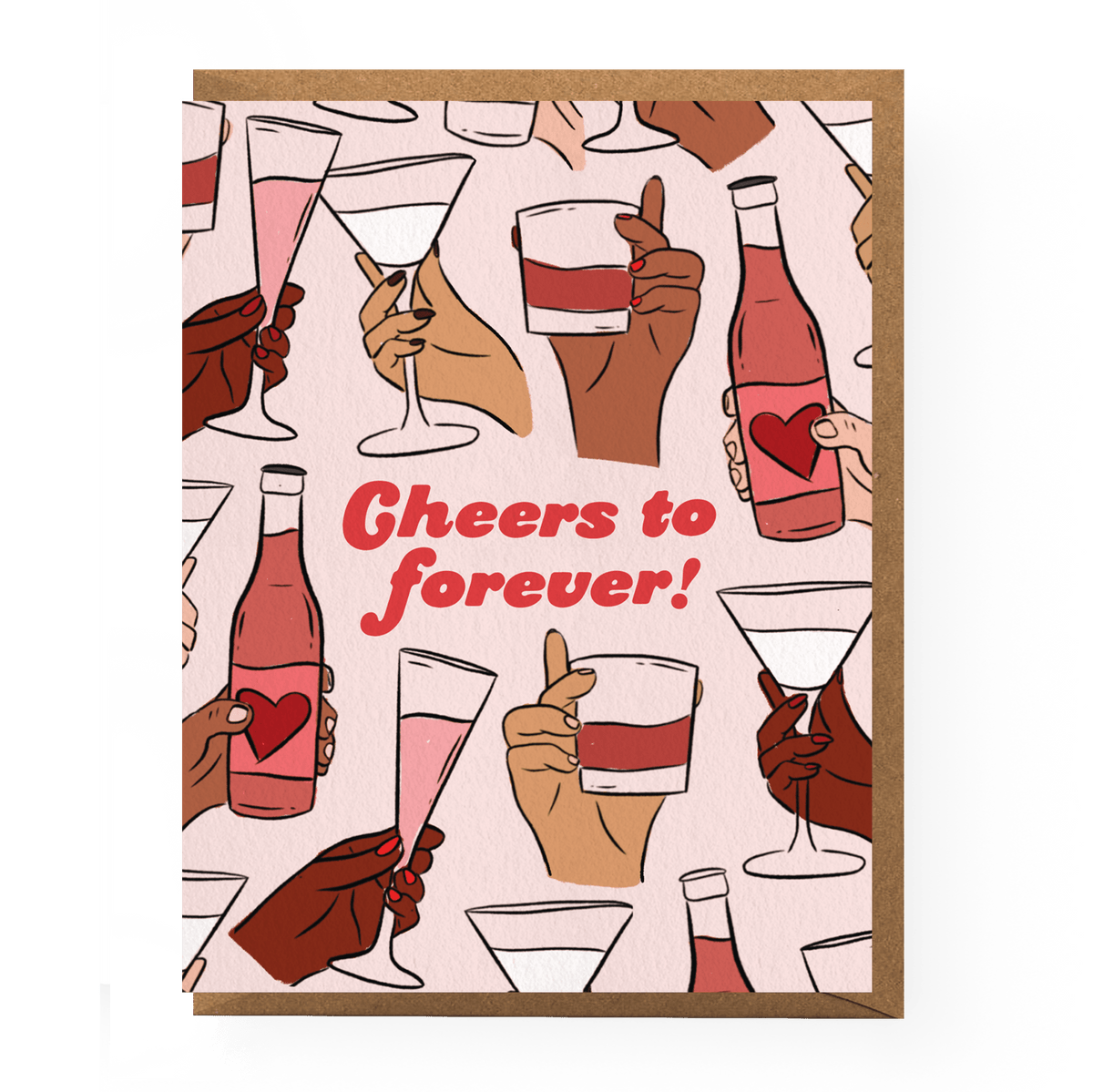 Womenmart Cheers To Forever Card