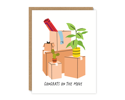 Womenmart Congrats on the Move Card
