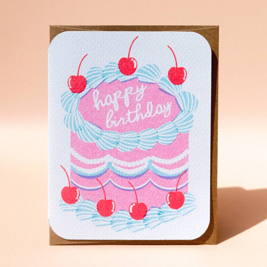 Womenmart Birthday Cake Card