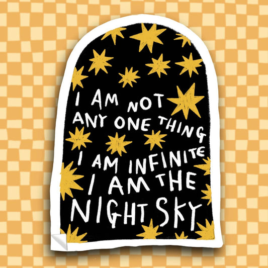 Womenmart I Am The Night Sky Sticker