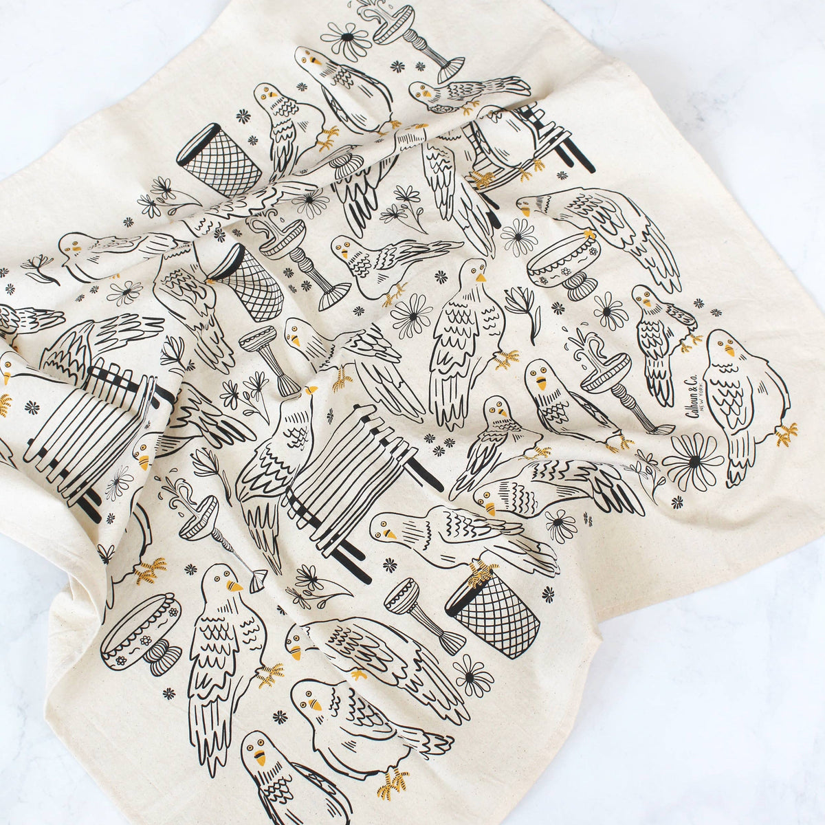 Womenmart Pigeon Pals Tea Towel