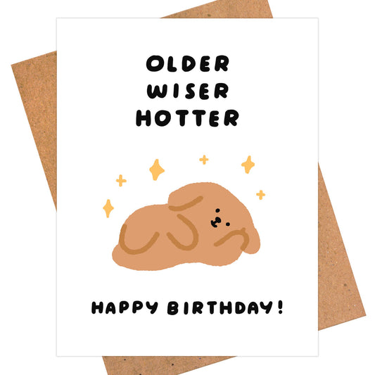 Womenmart Older Wiser Hotter Card