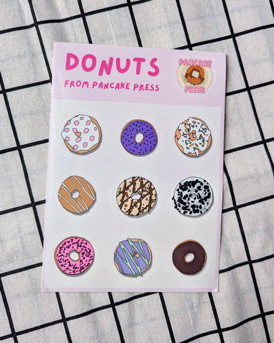 Womenmart Donuts Sticker Sheet