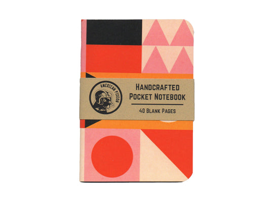 Womenmart Geometric Design No. 1 Handcrafted Pocket Notebook