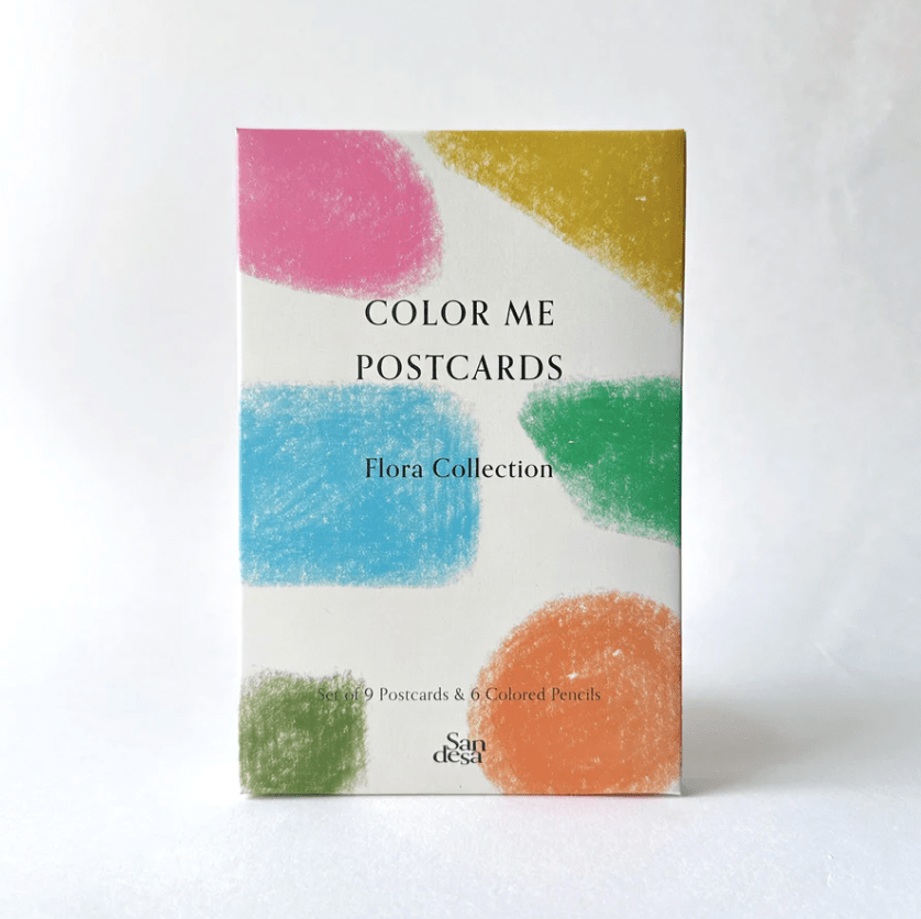 Womenmart Flora Color Me Postcards
