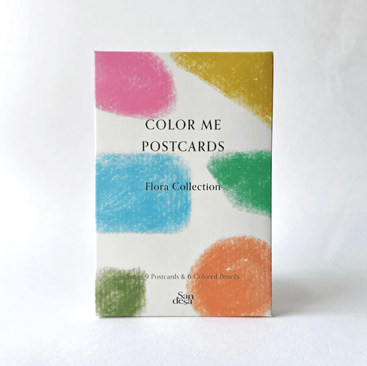 Womenmart Flora Color Me Postcards