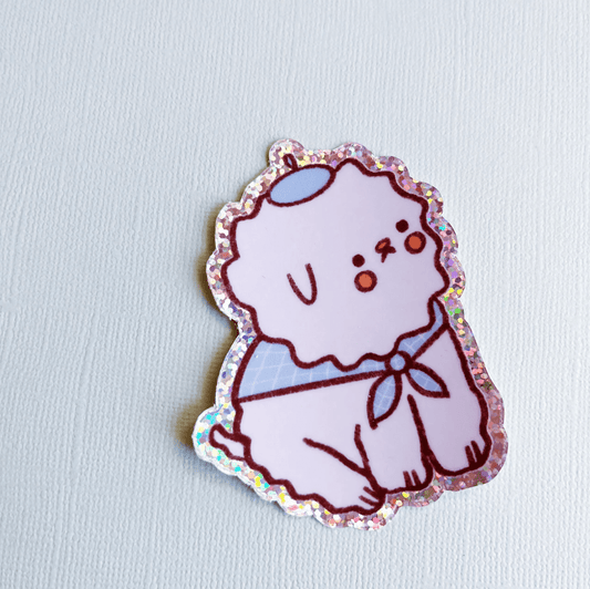 Womenmart Glitter Pup Sticker
